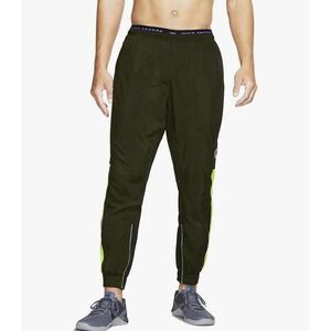 Nike Sweats Mens M Dri-Fit BV3268-355 Flex Clash Training Pants Green/Purple
